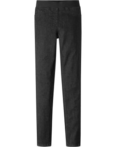 Джеггинсы черный потертый bonprix