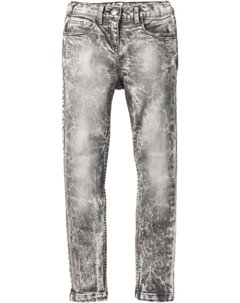 Джинсы Skinny с высокой талией Размеры 116 170 серый деним bonprix