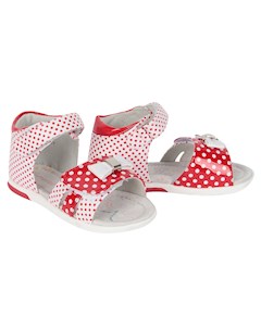 Сандалии цвет белый красный Mursu