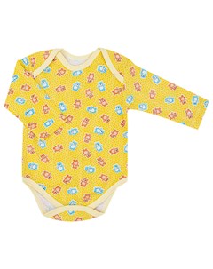 Боди цвет желтый Три медведя