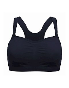 Бюстгальтер для беременных и кормящих бесшовный Eva цвет черный Medela