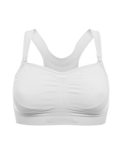 Бюстгальтер для беременных и кормящих бесшовный Eva цвет белый Medela