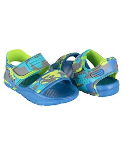 Сандалии пляжные цвет голубой синий kidix