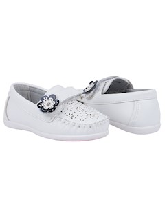 Мокасины цвет белый kidix