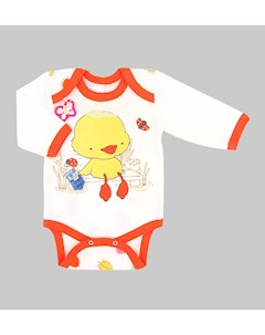 Боди Волшебная зима цвет бежевый Leader kids