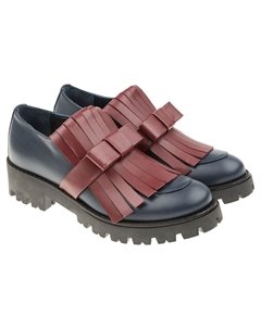 Лоферы сине красные MARNI